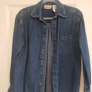 Demin shirt jacket